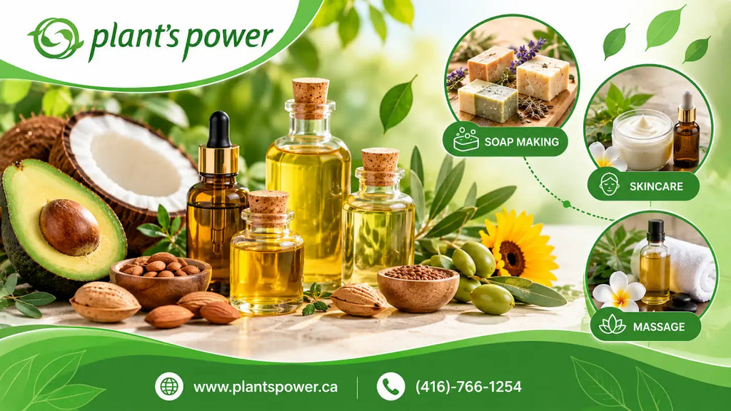 Carrier Oils 101: Choosing the Right Base Oil for Soap, Skincare & Massage Blends