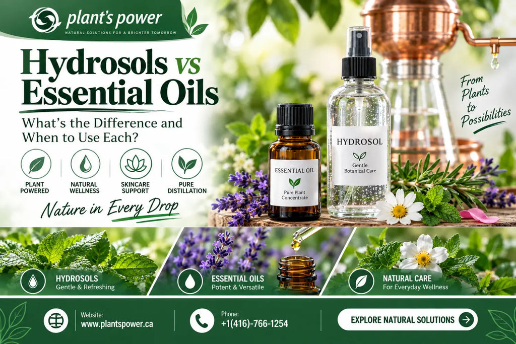 Hydrosols vs Essential oils: What is a difference and When to Use Each
